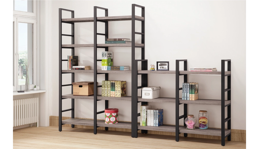 灰橡木工業風書架