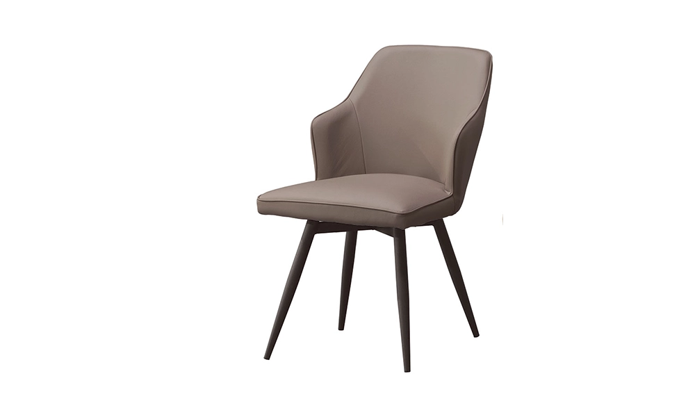 凱薩香檳灰皮鐵腳旋轉餐片