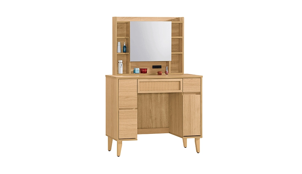 奈良原木色3尺鏡台