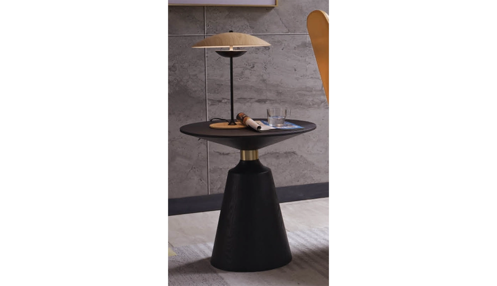 實木木皮小茶几