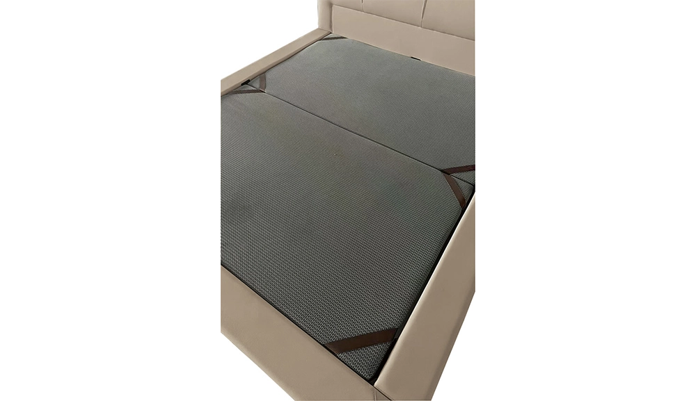 沙織駝色皮6尺懸浮床台