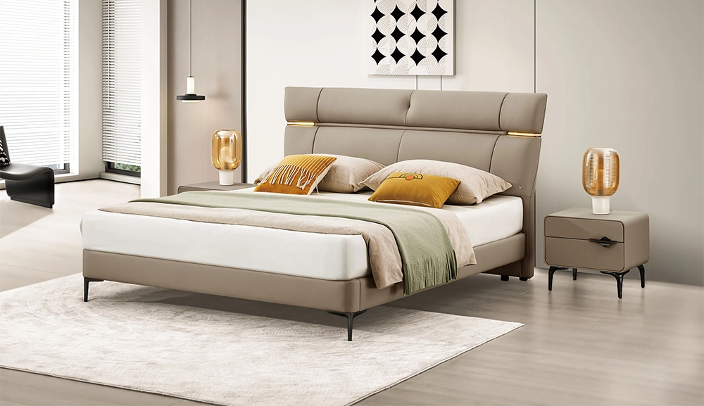 佐藤駝色皮6尺床台