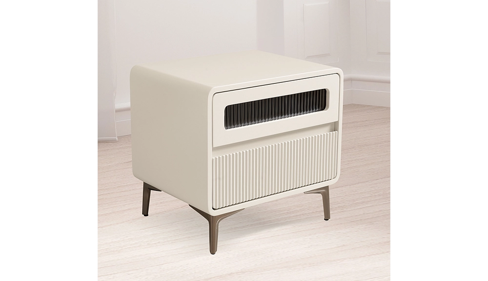 薇雅烤漆白床頭櫃