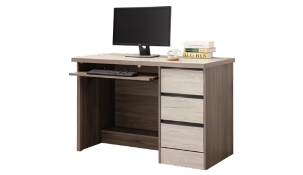 4尺雪灰雙色電腦桌